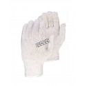 Cost-effective 7-gauge ambidextrous cotton/polyester string knit gloves approved by the CFIA. Size: small (7) to X-large (10).