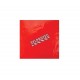 Disposable red vinyl safety flags for traffic signaling, 18 x 18 in, 100/package.