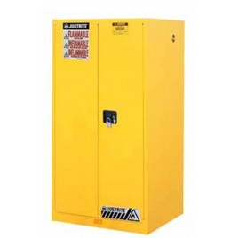 Flammable liquids storage cabinet, 90 US gallons (341 L), FM, NFPA and OSHA-approved.