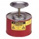 Steel solvent dispenser, 1 liter, FM, UL, OHSA approved