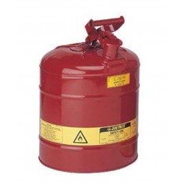 Steel flammable liquids container, type 1, 1 gallon, approved FM, UL, OHSA.