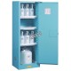 Slim vertical storage cabinet for acid and corrosive liquids. Capacity 22 gallons US (83 L). FM listed.
