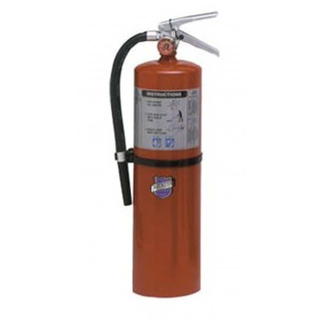 Portable fire extinguisher with Purple K 10 lbs, type BC, ULC 80BC, with wall hook