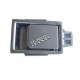 Universal latch for recessed fire cabinet