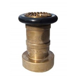 Brass fire hose adjustable nozzle of 1.5 in diameter