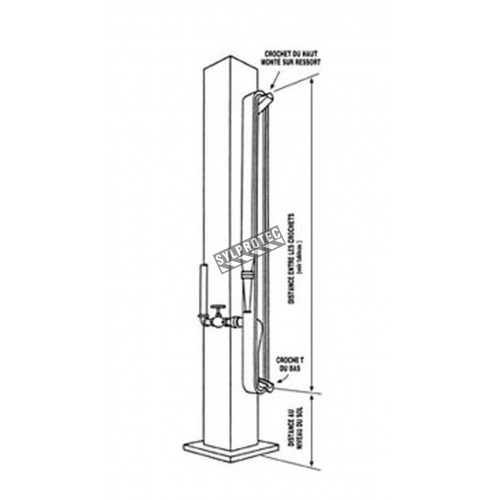 Taraton anchor system for fire hoses