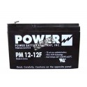 Batterie 12 V 12 Ah 144 W pour unité d'éclairage d'urgence