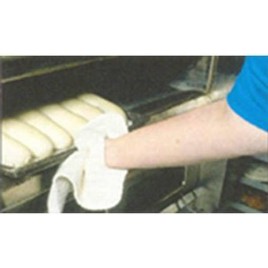 12 in long Cool Grip® heavy-duty terry cloth bakers pad. ASTM/ANSI heat resistance level 4. Sold per half dozen.
