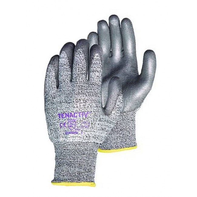 TenActiv™ cut-resistant composite knit glove with polyurethane coating. ASTM/ANSI cut-resistance level A5. Sold in pairs