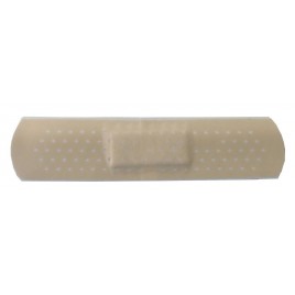Plastic bandages, beige, 2 x 7.5 cm (0.75 x 3 in), 100/box.