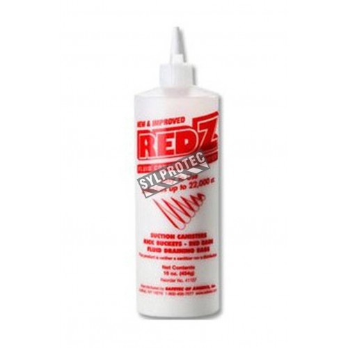 Red-Z fluid solidifier powder for body fluids clean-up.