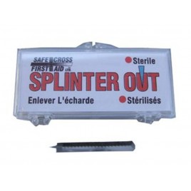 Sterile single-use splinter removers, 3 in (7.6 cm), 20/box.