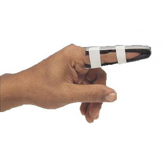Finger splint, medium format, 6.25 in (16 cm).