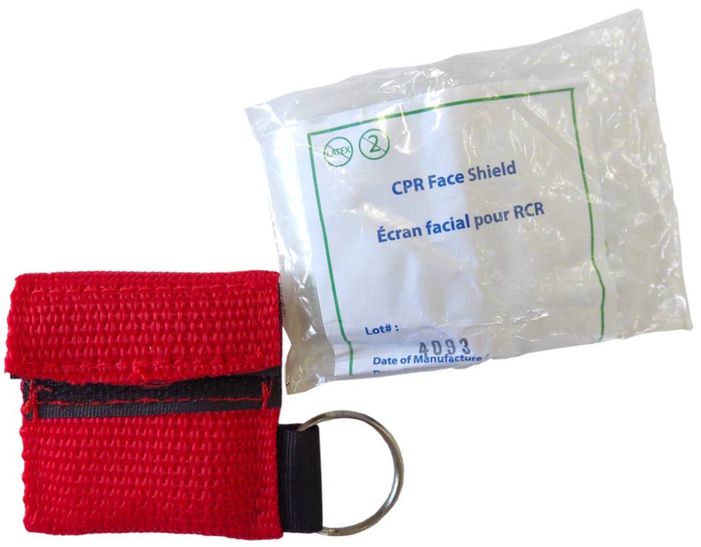 CPR Keychain with Face Shield and Gloves