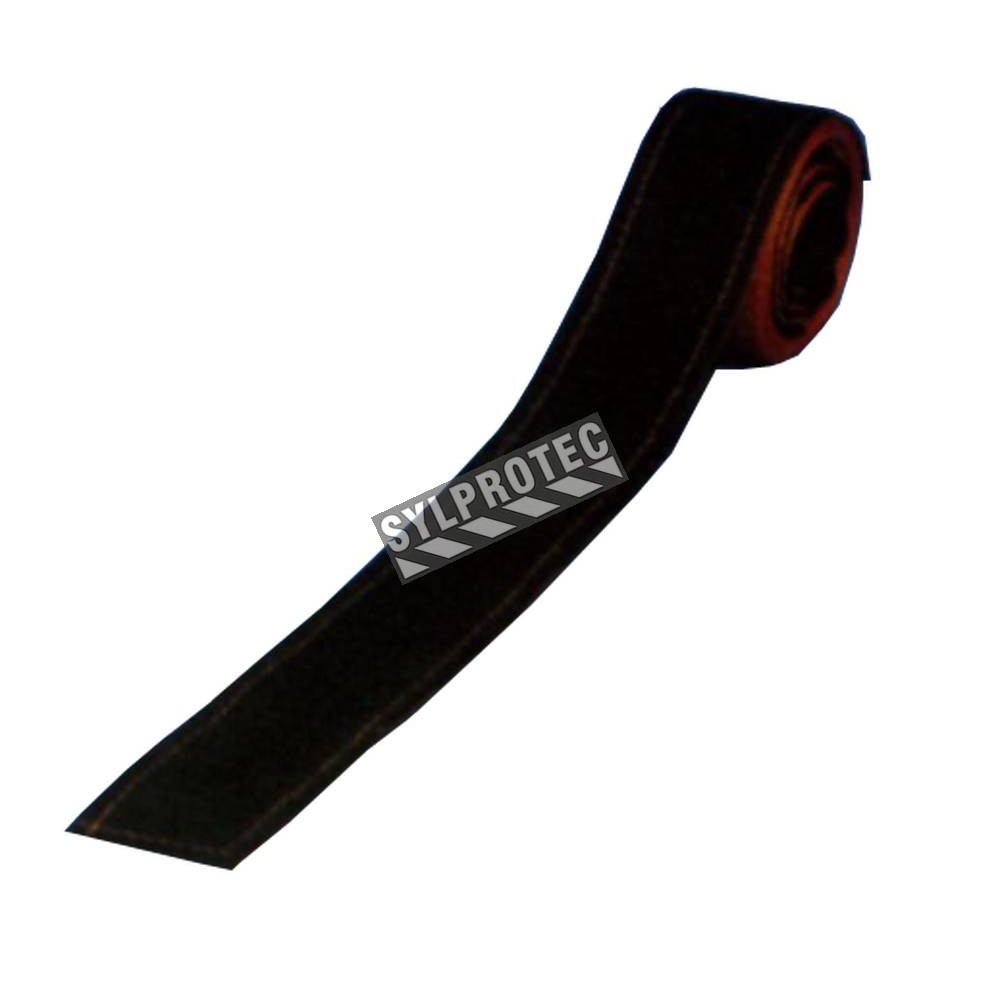 Multipurpose black nylon straps with velcro, for stretchers.