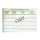Adhesive first aid kit inspection report cards, 25/pkg.