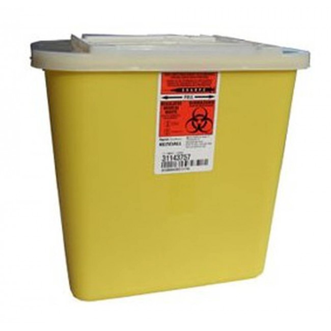 Contenant pour déchets tranchants ou piquants, 7.6 L (2 gallons US).