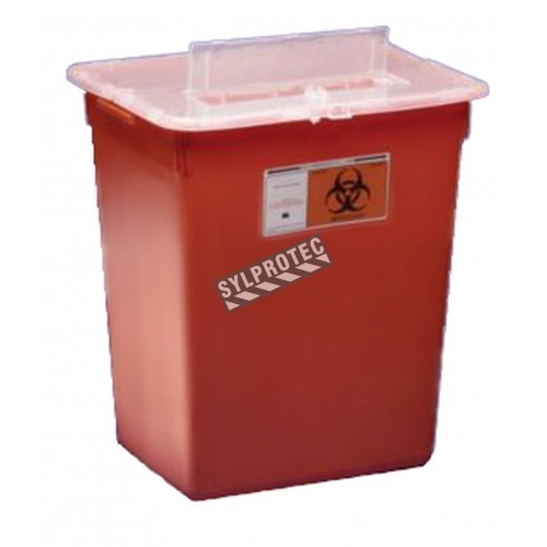 Grand contenant pour déchets tranchants ou piquants, 37.8 litres(10 gal us)
