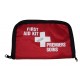 Small soft pack for first aid kit, for belt.