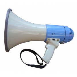 Megaphone 25 watts, range of 1 milles with Whistle.
