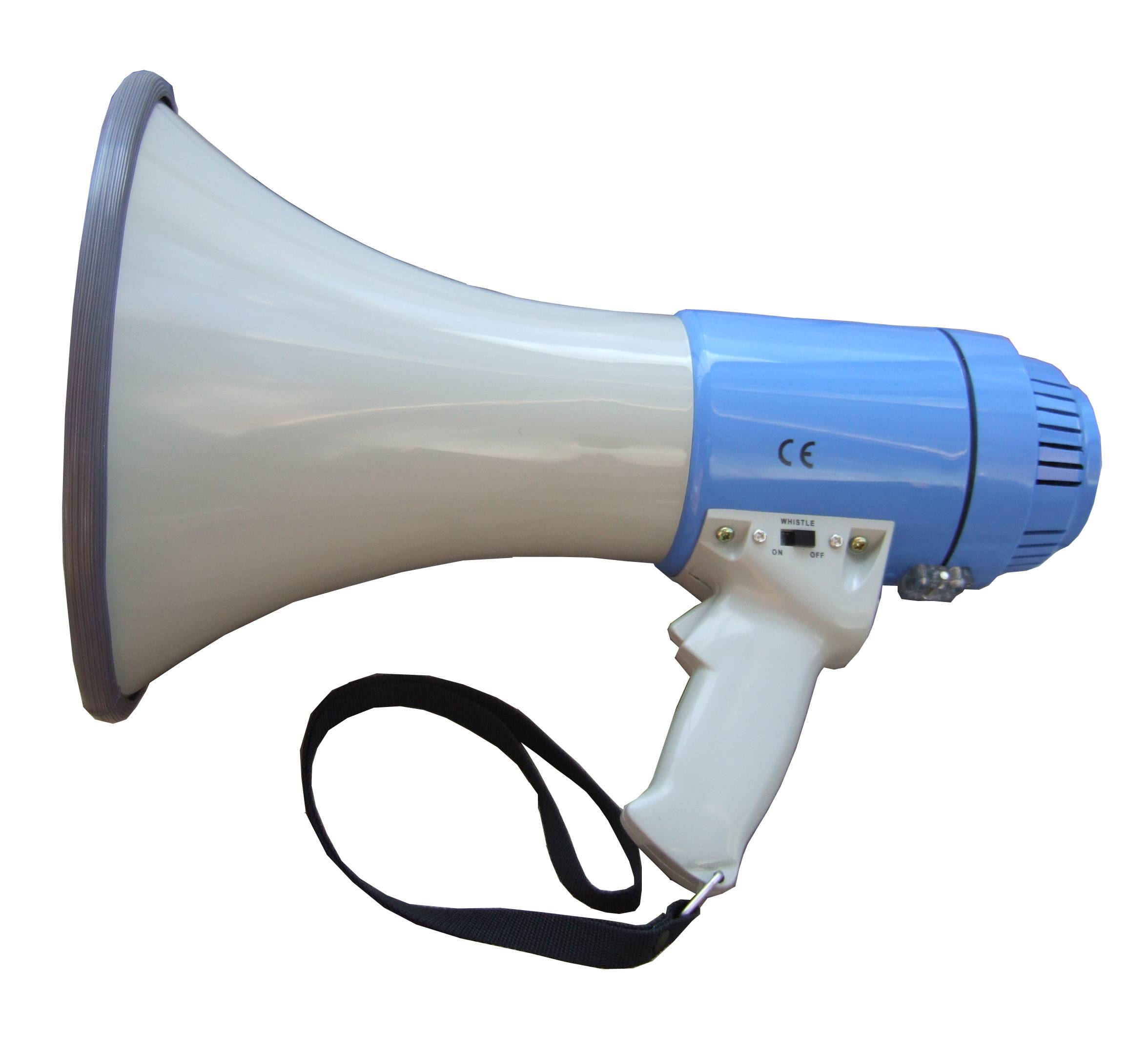 Megaphone 25 watts, range of 1 milles with Whistle