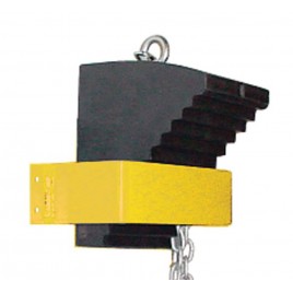 Wheel Chock Wall Bracket Sturdy metal construction painted in yellow. Prevents loss of chock. 