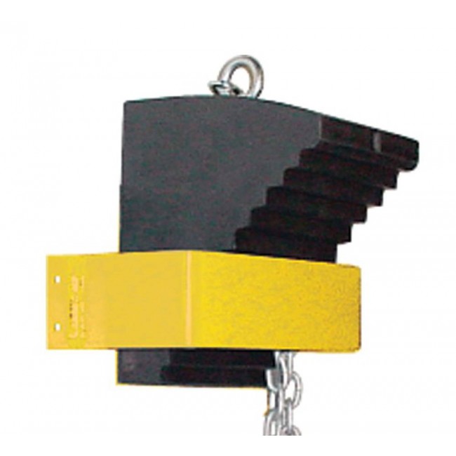 Wheel Chock Wall Bracket Sturdy metal construction painted in yellow. Prevents loss of chock