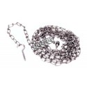 18 feets steel Security chain for whell chock, attaches whell chock to dock . Diameter: 0.14" (3 mm). 