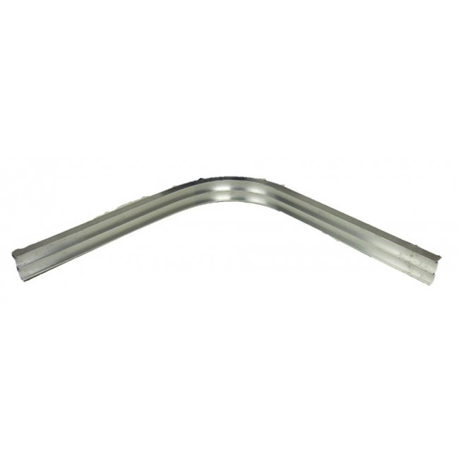 Curve 90 degre for curtain rail. Extra durable aluminium 0.125. 4 feet lenght.