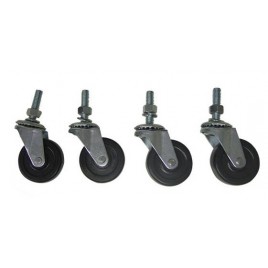 Casters for portable welding screen (2 pairs).