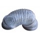 Flexible ventilation duct, 12 in diameter intake, 25 ft length for HEPA-AIRE & BULLDOG air scrubbers