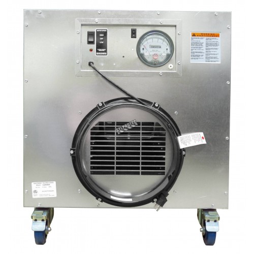 HEPA-AIRE portable air scrubber with airflow of 1300 or 2000 cfm. Ideal for asbestos abatement & decontamination workzone