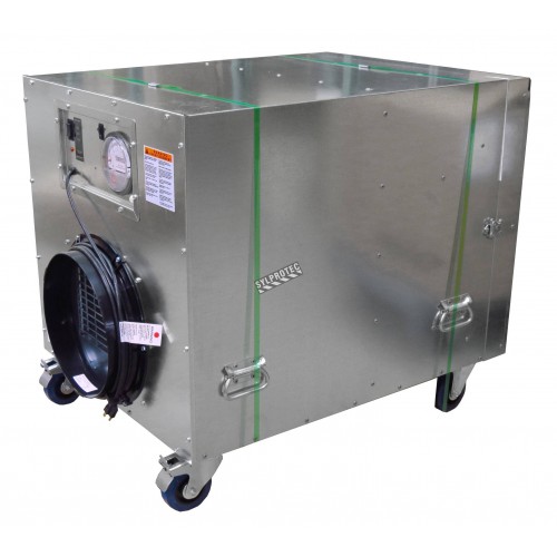 HEPA-AIRE portable air scrubber with airflow of 1300 or 2000 cfm. Ideal for asbestos abatement &amp; decontamination workzone