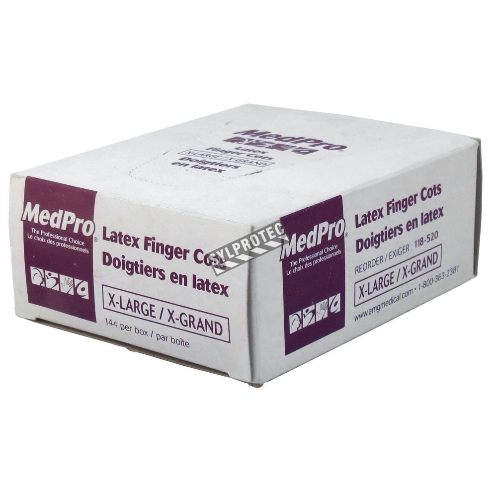 Esslinger Company Latex Free Nitrile Finger Cots Packages of 144 Small to Extra Large | Esslinger