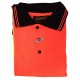 Polo made of orange polyester, approved CSA Z96-09