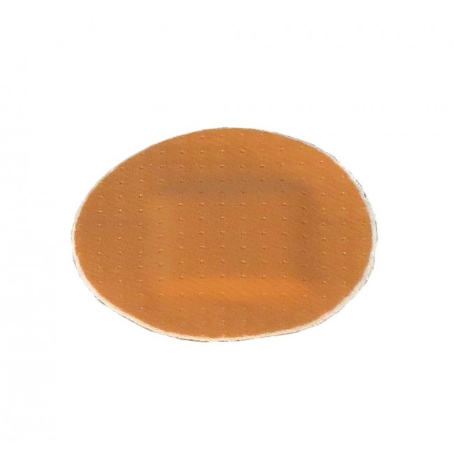 Pansements ronds en plastique beige sans latex, 2.2 cm (7/8 po), 50/bte.