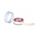 Waterproof white adhesive tape. Dimensions: ½-in. x 15-ft./1.25 cm x 4.5 m