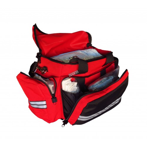 Paramedic trauma first aid kit in Cordura bag.
