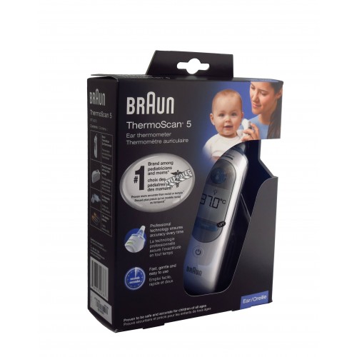 Digital ear thermometer, for infants and toddlers.