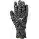 Jersey glove whit knit wrist color salt and pepper, pk / 12 unit