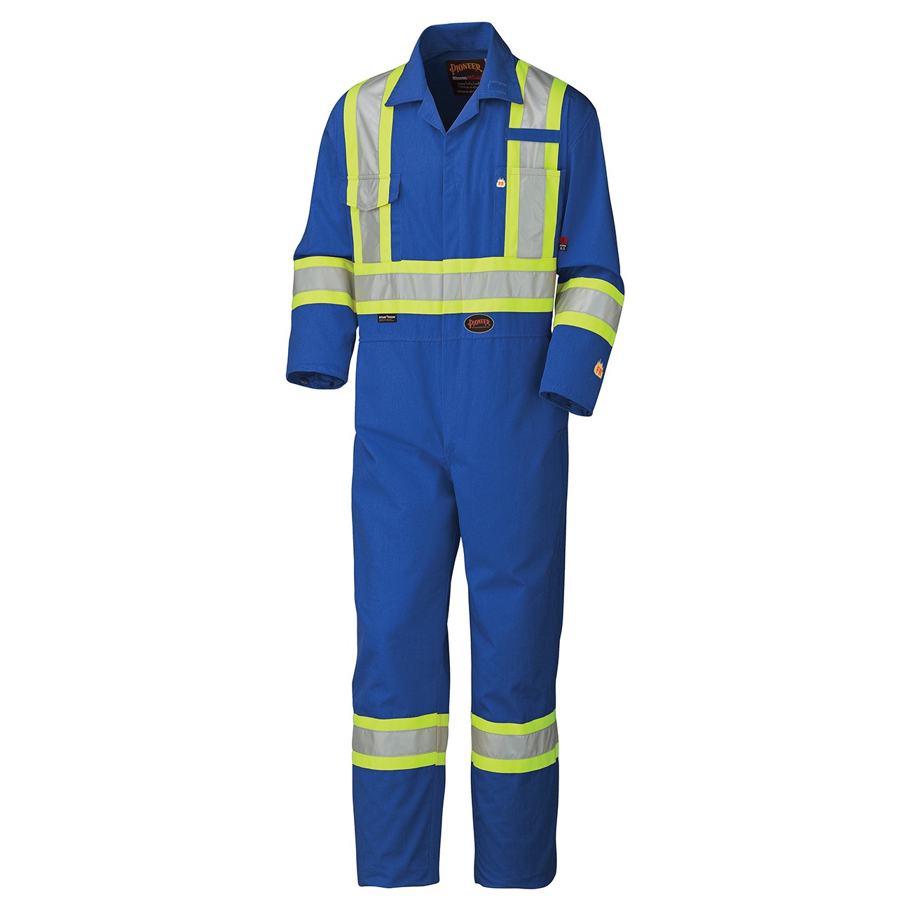 Roots Flamebuster Fire Resistant High Visibility Classic H/W Coverall Royal Blue 
