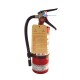 Cardstock monthly inspection tag, for fire extinguishers, labelling in French, covering 1 year.