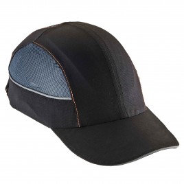 Ergodyne baseball-style bump cap with 4 LEDs. Lightweight protection against bumps.