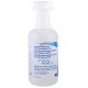 Replacement bottle for wall-mounted eye wash kit, 1 liter.