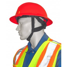 Accessory North Safety 4-point adjustable elastic nylon chin strap for North A119R hard hats. Sold individually