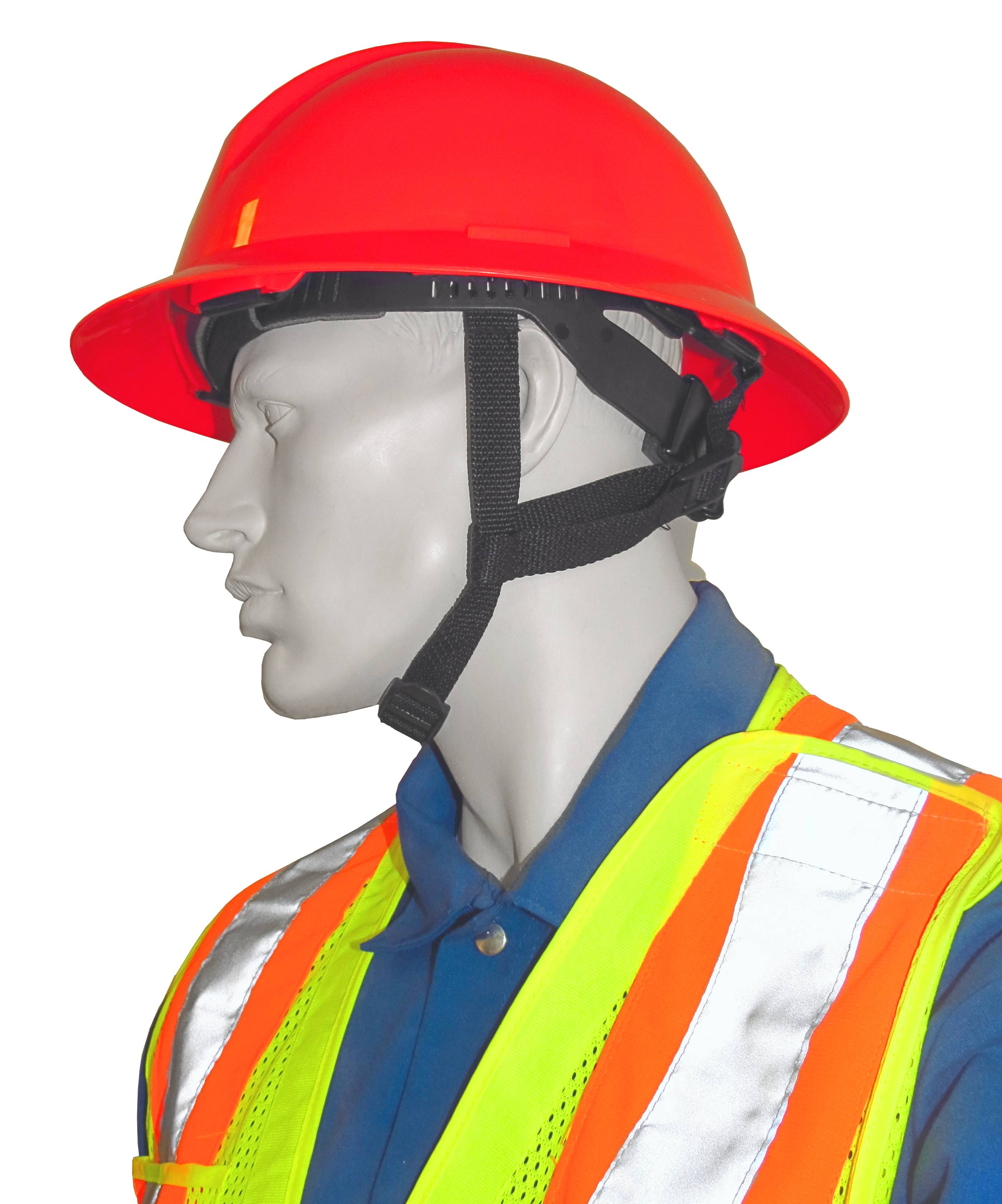 Accessory North Safety 4-point adjustable elastic nylon chin strap for  North A119R hard hats. Sold individually