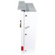 Steel box safety plan13 3/8 in W X 13 3/8 in H X 4 1/4 in. Fire safety plan box is made 18 gauge.