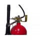 Wall hanger brackets for Flag 15-20 lb CO2, dry chemical, and 2.5 gal water portable fire extinguishers