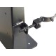 Box-type vehicle bracket for 10 lb portable fire extinguishers with 4 ¾ to 5 ¼ inches in diameter