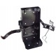 Box-type vehicle bracket for Flag 10 lb portable fire extinguishers with 5 ½ to 6 inches in diameter